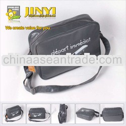 PU customized logo printing sport messanger bag/adult school bag/student bag