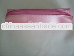 Pink color PU pencil case