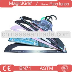 Printed paper clothes hangers