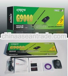 Promotion High Power Kasens G9000 RT3070 802.11 USB Wifi Dongle Antenna