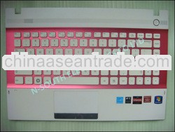 Promotion price keyboard for samsung np305v4a white US layout and red background with topcase 9z.n5p
