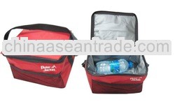 Promotional cheap insulated lunch bag with shoulder strip