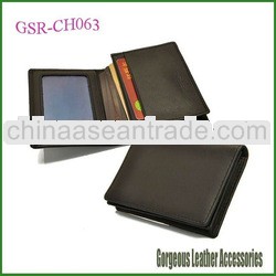 Quality RFID Shielded Business Card Holder Leather