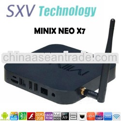 RK3188 Quad Core MINIX NEO X7 Set TV Box Android 4.2 1.6GHz 2GB RAM 16GB ROM RJ45 Ethernet WIFI Blue