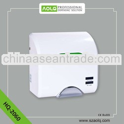 Rapid ABS Electric Automatic Sensor Cold and Hot Air Hand Dryer with Chromeplated Exit/shockproof ,l