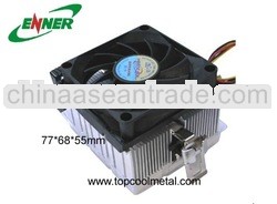 Rated Speed 3700 RPM cpu heat sink 77*68*55mm Socket 754 / 939 / 940/ AM2 and AM2+