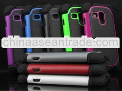 Rugged Armor High Impact Hybrid Hard Case for Samsung Galaxy S3 mini
