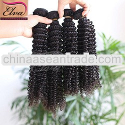 Russian virgin unprocessed 5a tight curly hair extensions