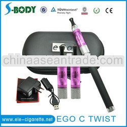 S-body e cigaretter mods ego c twist with 900mah/1100mah