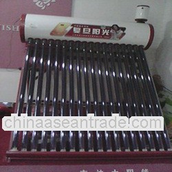 Safe Clean Comfortable Solar boilers with Three Target Vacuum tubes