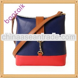 Single Shoulder PU Leather Bucket Bag Fashion ladies School Bags Manufacturer