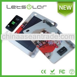 Solar panel mobile phone charger large area for custom printing