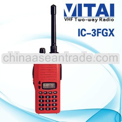Stable Chinese Powerful Portable radio IC-3FGX 245-246Mhz 5.5w 100 Channels With Many Functions