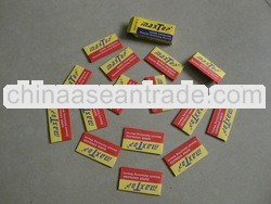 Stock best twin blade or double edge razor