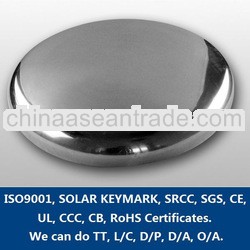 TCO-S01 Stainless Steel Solar Water Heater Tank Cover 0.35-0.50mm Customized Size