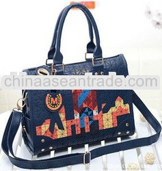 Tassel leather handbag