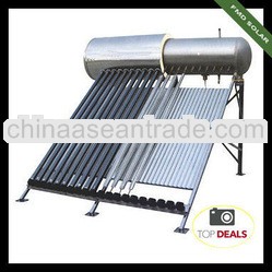 Top deals pressurized compact solar powered heater stainless steel