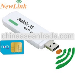 USB2.0 hotspot 3g portable wifi router usb modem