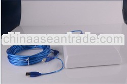 USB Wireless outdoor directional panel antenna 150Mbps,2000mW,RT3070 chipset,36dbi,10m cable