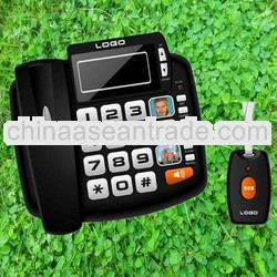 United states free market fixed sos telephone with tracker