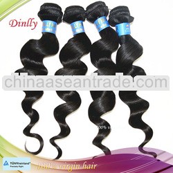 Wholesale 5A grade virgin human loose wave hair extensions