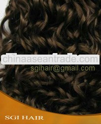 Wholesale pure indian remy virgin human hair weft