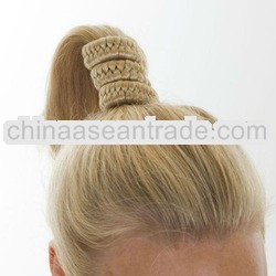 Woman faux braid hair band
