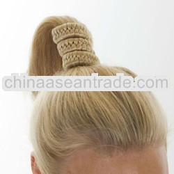 Woman faux braid hair band