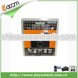 Wonderful J029 Nano Block kids digital camera 1280*720 AVI/30fps,one night in china photos made in c