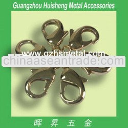 Zinc Alloy made spring lobster snap hook for handbag , lobster claw snap hook