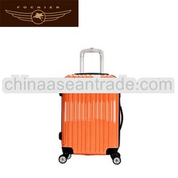 abs trolley luggage PC travel 2014 patterned suitcase