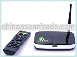 biut-in microphone and 5.0 MP webcam wifi and bluetooth android 4.3 tv box