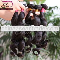 brazilian virgin hair, loose wave 5a grade brazilian hair weave remi