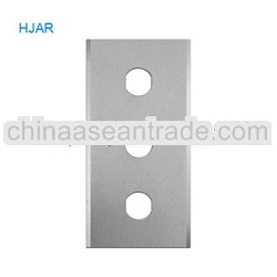 carbon steel circular long perforated knife