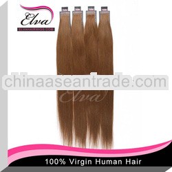 cheap keratin adhesive 6a Human Brazilian Hair remy tape in hair extensions