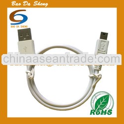 china market of electronic mini usb angle type cavo