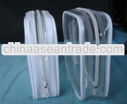 clear pvc bag with zipper