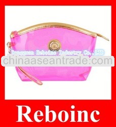 clear pvc cosmetic bag for lady