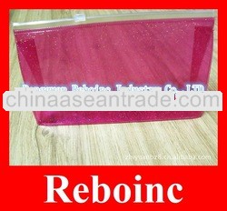 clear pvc toiletry bag with botton