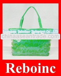 cute plastic handle bag for shopping