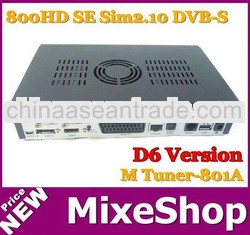 dm800hd se D6 version with M tuner original logo package satellite tv receiver