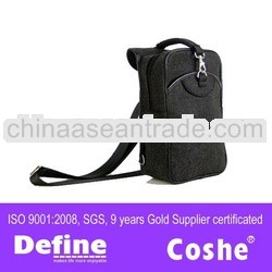 european shoulder bag for men made of eco-friendly felt