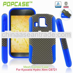 factory price mesh combo case for kyocera hydro xtrm C6721