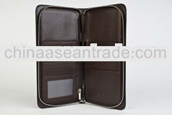 fashion design leather passport holder card holder