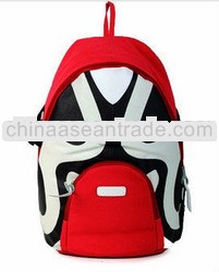 fashion peking opera professional canvas laptop bag travel backpack middle school school bag College