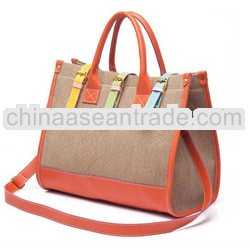 fashion school canvas handbag