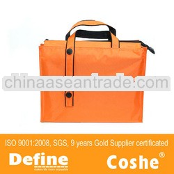 fashionable zipper document bag