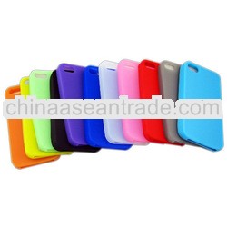 for iphone 5 smooth blank silicone cover case