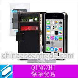for iphone 5c high quality fancy pu leather flip cover