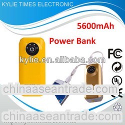 high capacity 5600mah power bank for htc For Iphone 5 for samsung galaxy s3 s4 s2 top quality